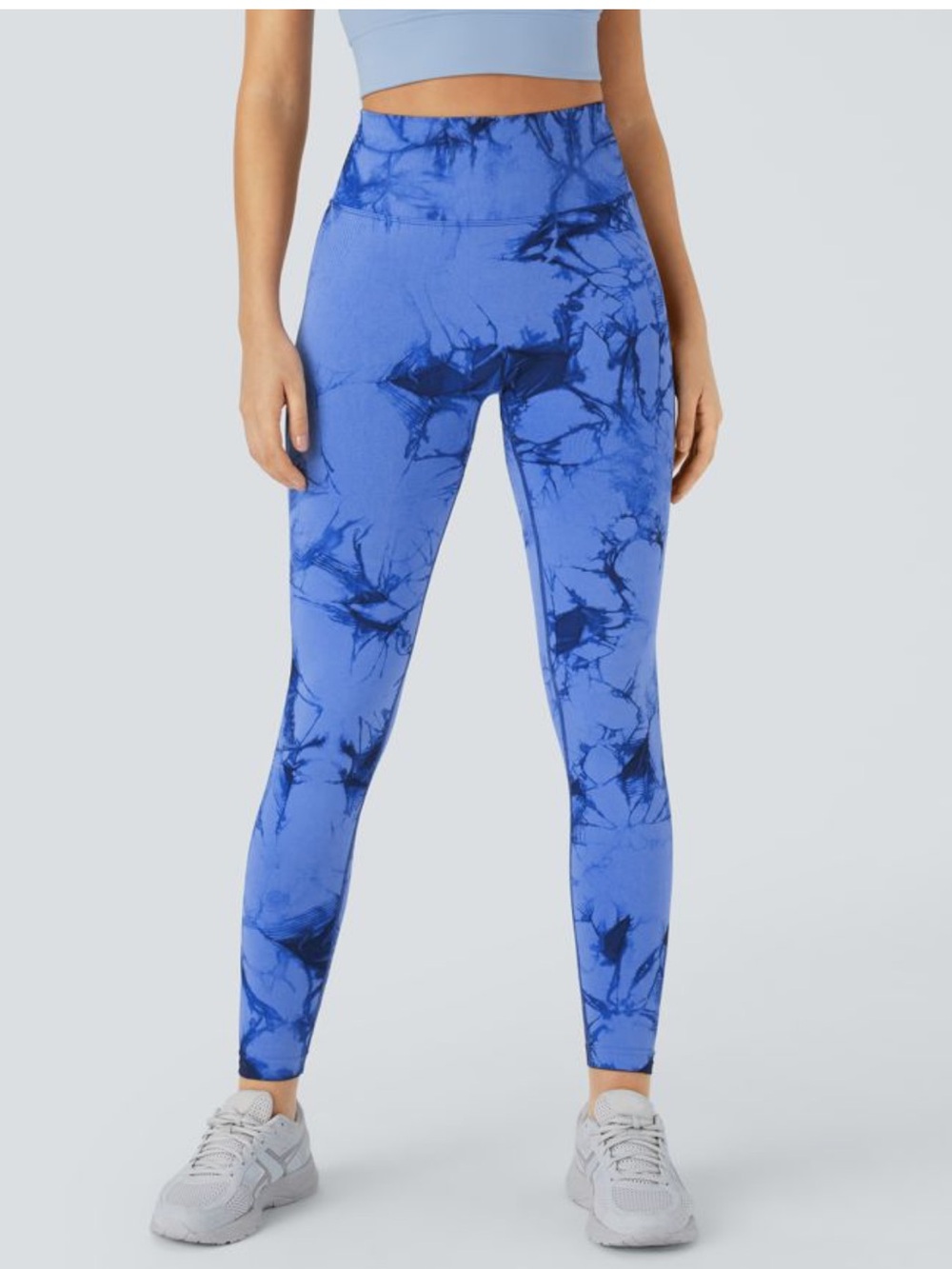 Halara OneForm Seamless Flow High Waisted Tie Dye Yoga Leggings M - Picture 2 of 10